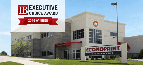 Econoprint is awarded the 2016 InBusiness Executive Choice Award