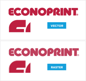 Vector vs. Raster logo