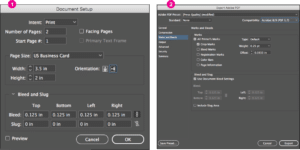 InDesign Doucument and Export PDF Set-Up