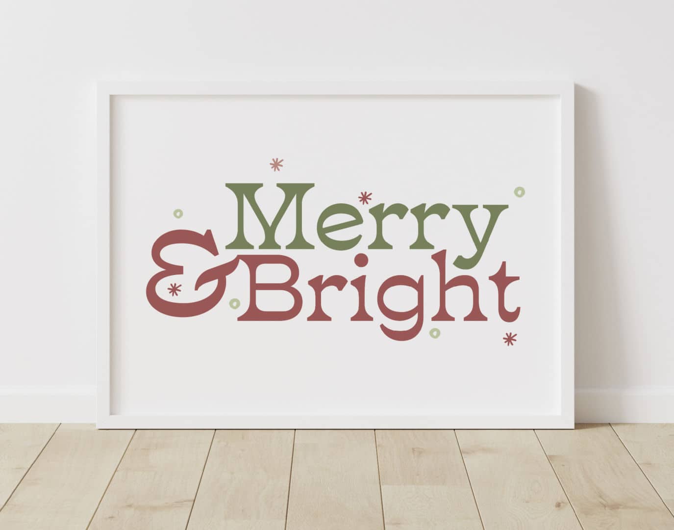 Merry & Bright Printable