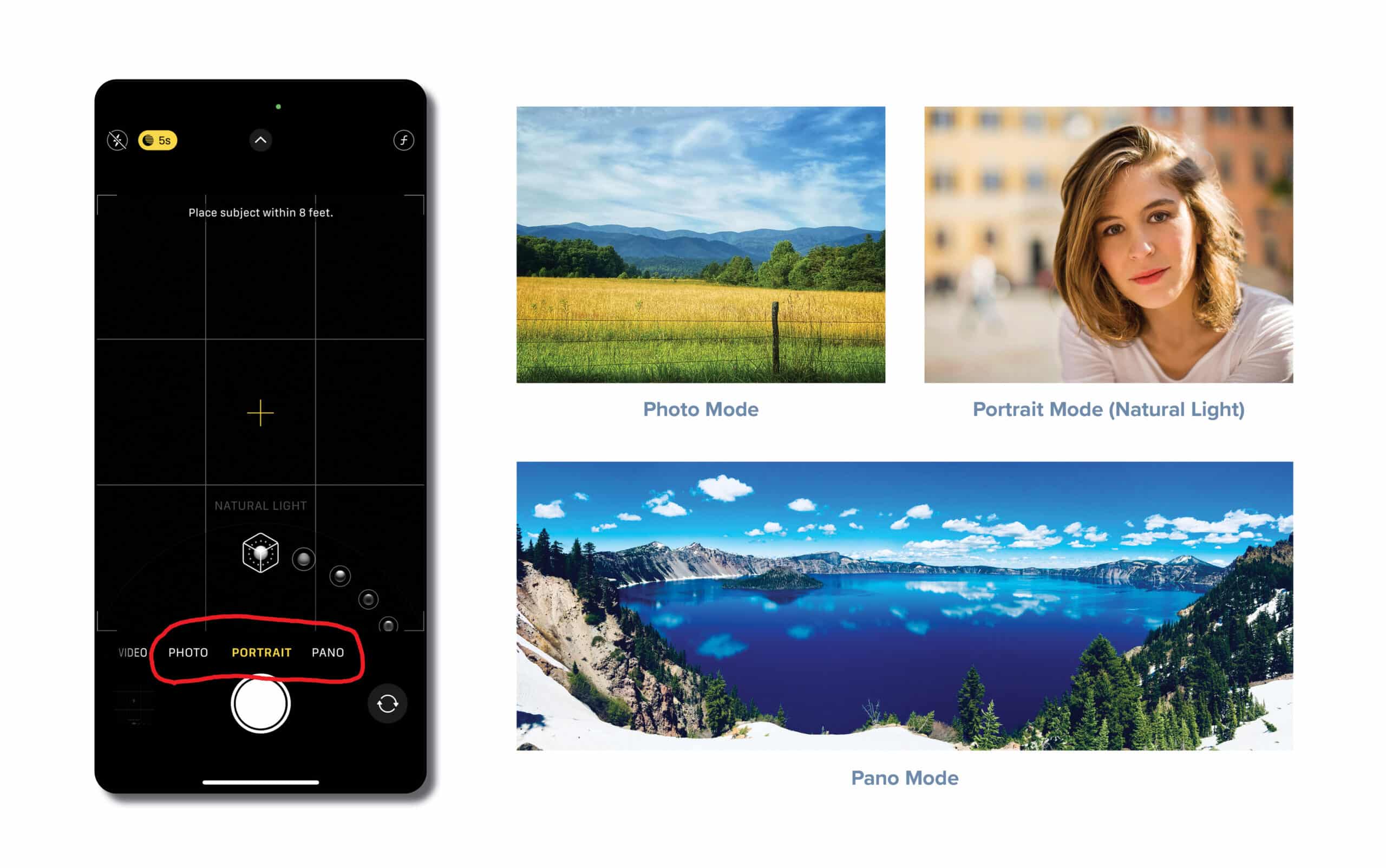 iphone camera modes for photos