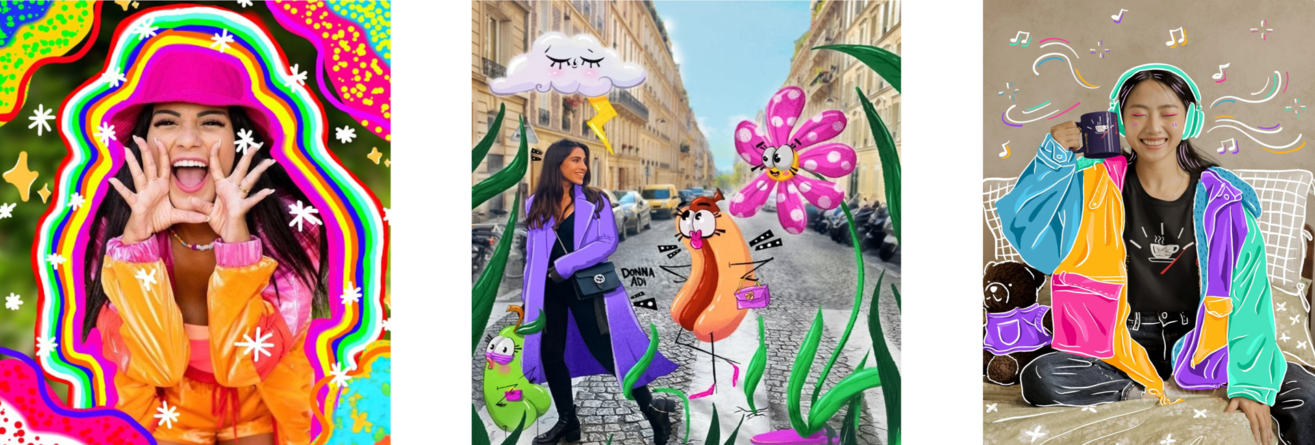 Playful Scribbles and Doodles Graphic Design Inspiration