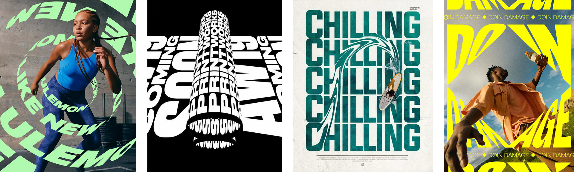 Typographic Experiments Graphic Design Inspiration